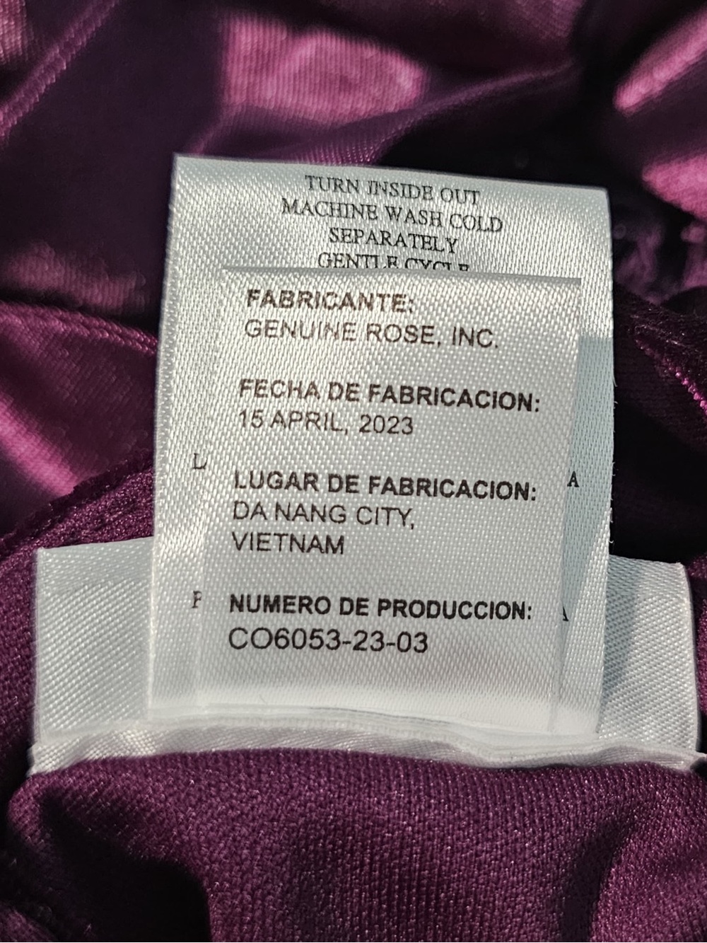 Joanna Michelle Girls Purple Velvet Lace Party Dress Size 4T - Picture 11 of 12